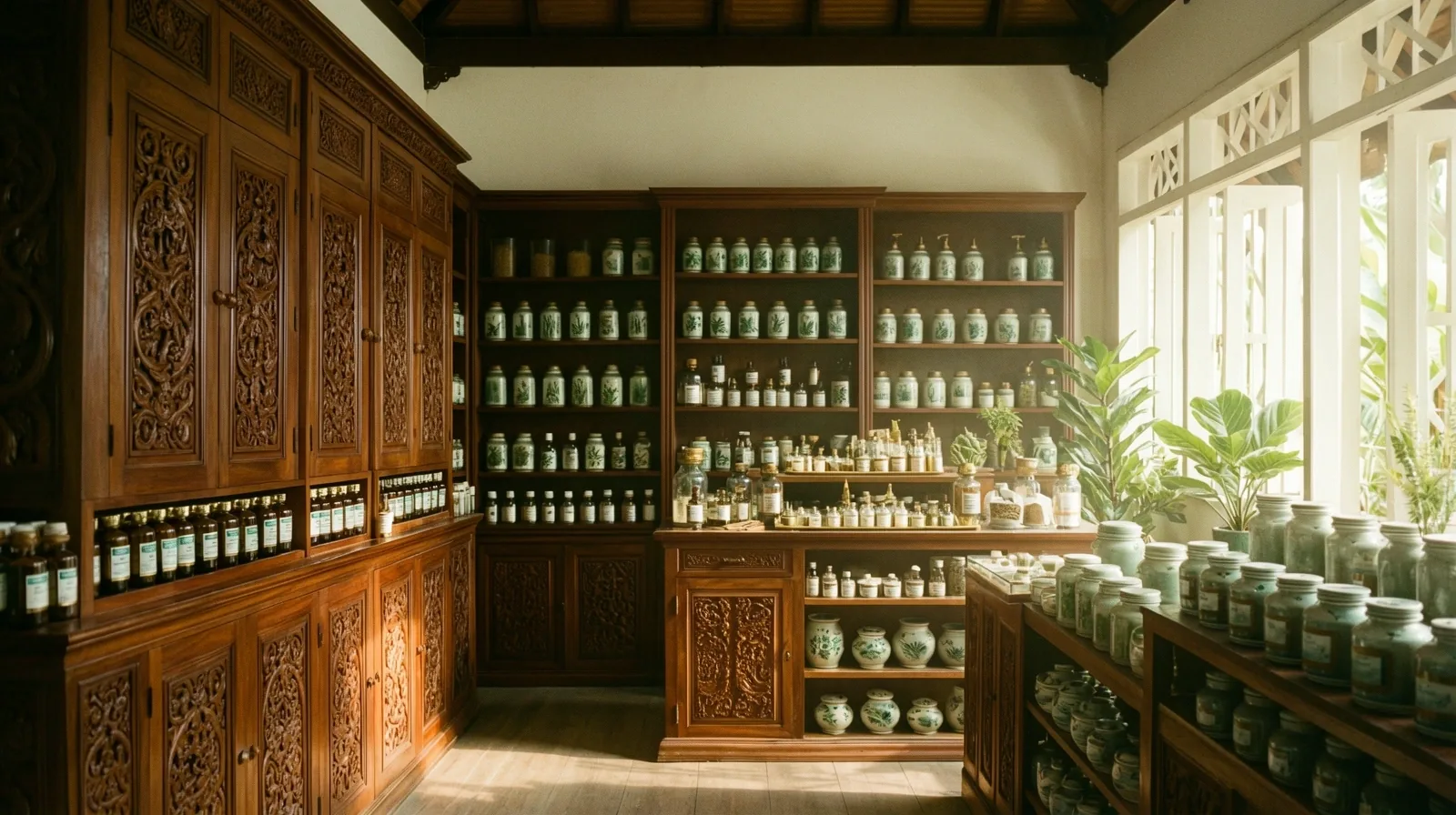 Historical apothecary heritage