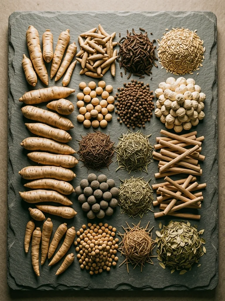 Natural botanical textures
